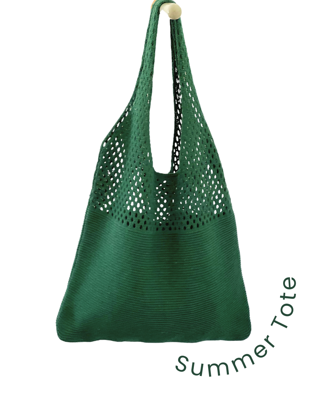 Forest Green Summer Tote