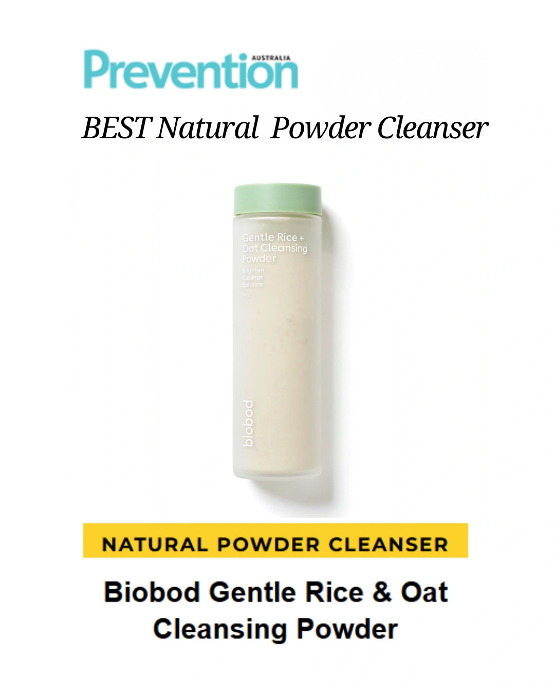 Gentle Rice &amp; Oat Cleansing Powder 50g