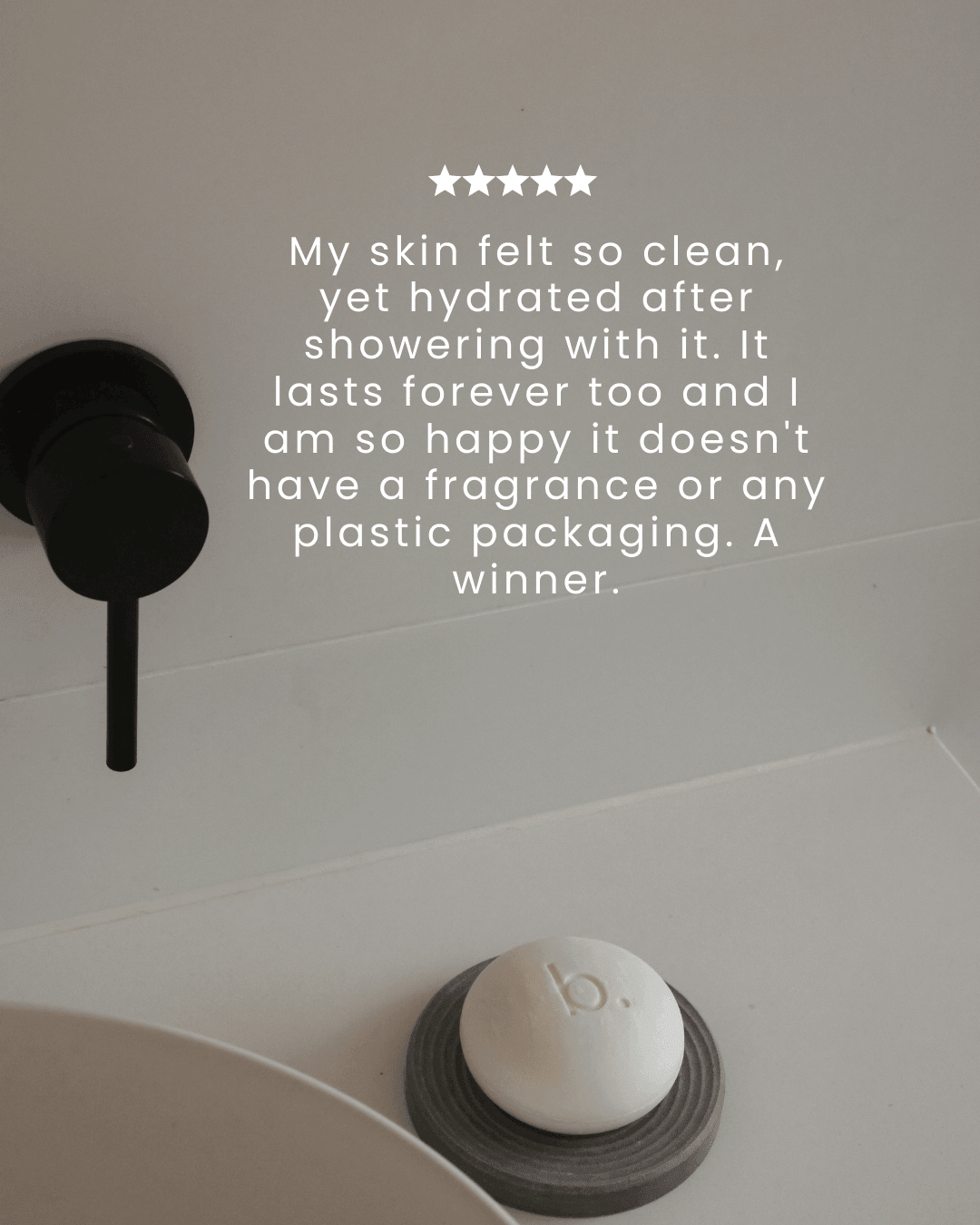 Calming Cleanse Bar featuring a 5-Star Customer Review